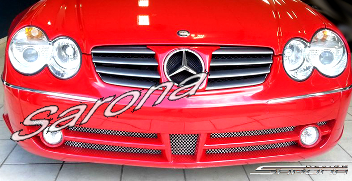 Custom Mercedes SL  Convertible Front Bumper (2003 - 2008) - $890.00 (Part #MB-052-FB)